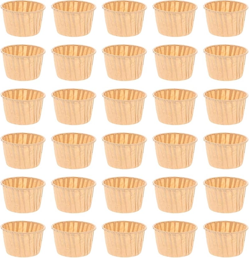 Safigle 100Pcs Natural Parchment Greaseproof Baking Cups Cupcake Liners - Image 1